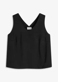 bonprix Shirts & Tops|Blusen & Tuniken^Blusentop aus softem Viskose-Mix schwarz