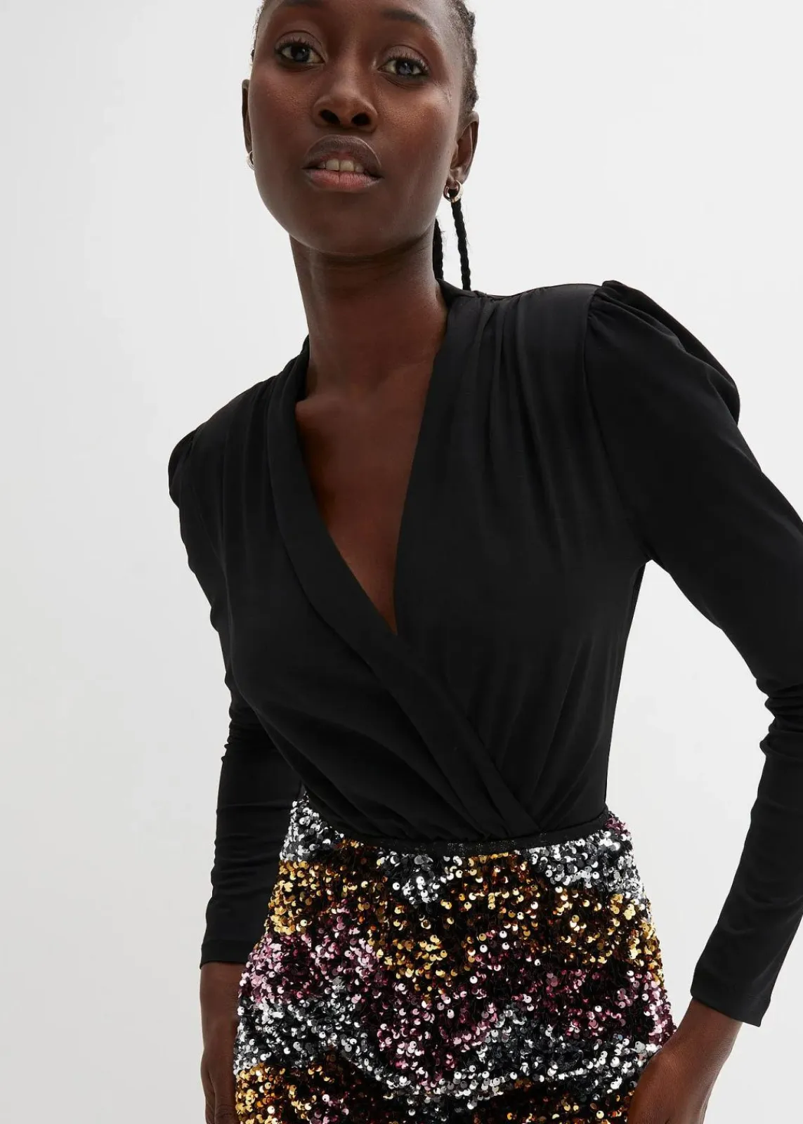 bonprix Shirts & Tops^Body schwarz