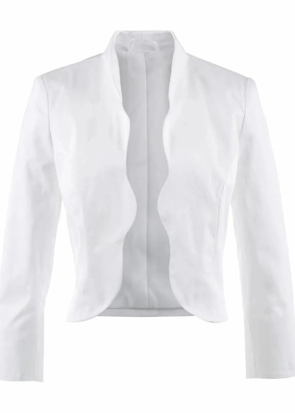 bonprix Bekleidung·Hosen|Jacken & Mäntel^Bolero aus feiner Baumwolle weiß
