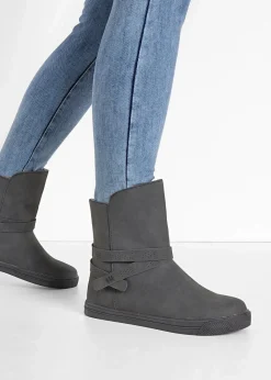 bonprix Gefütterte Winterschuhe|Boots^Boot anthrazit