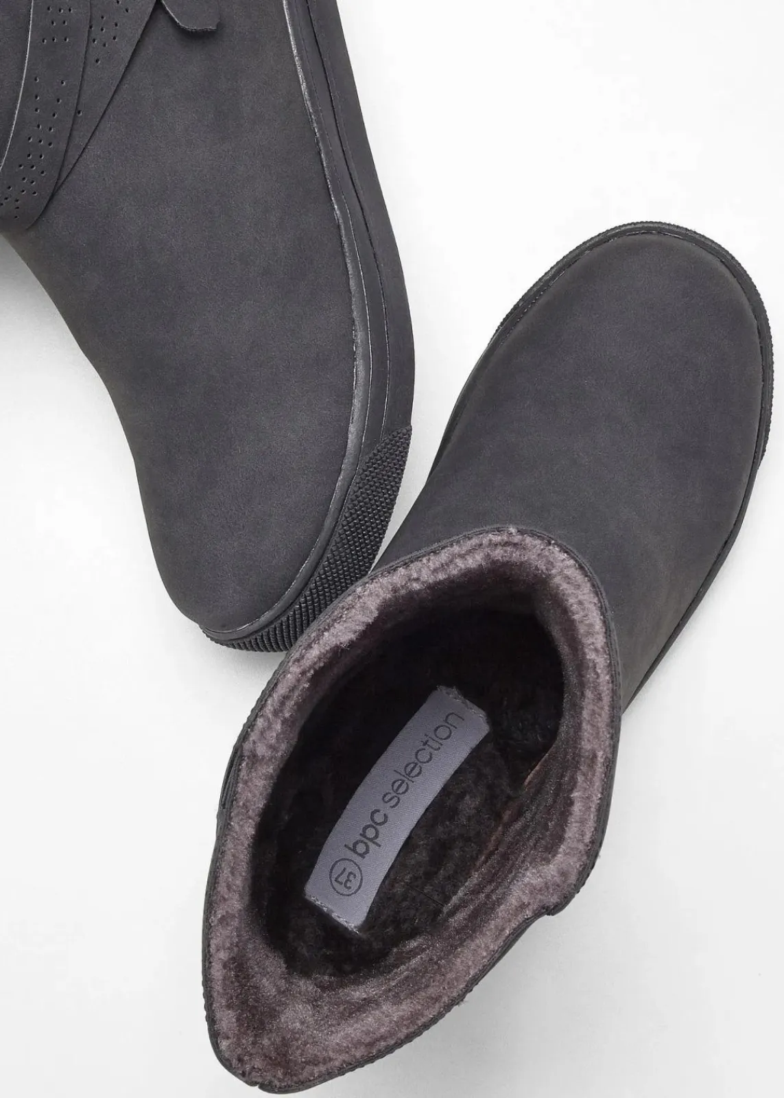 bonprix Gefütterte Winterschuhe|Boots^Boot anthrazit
