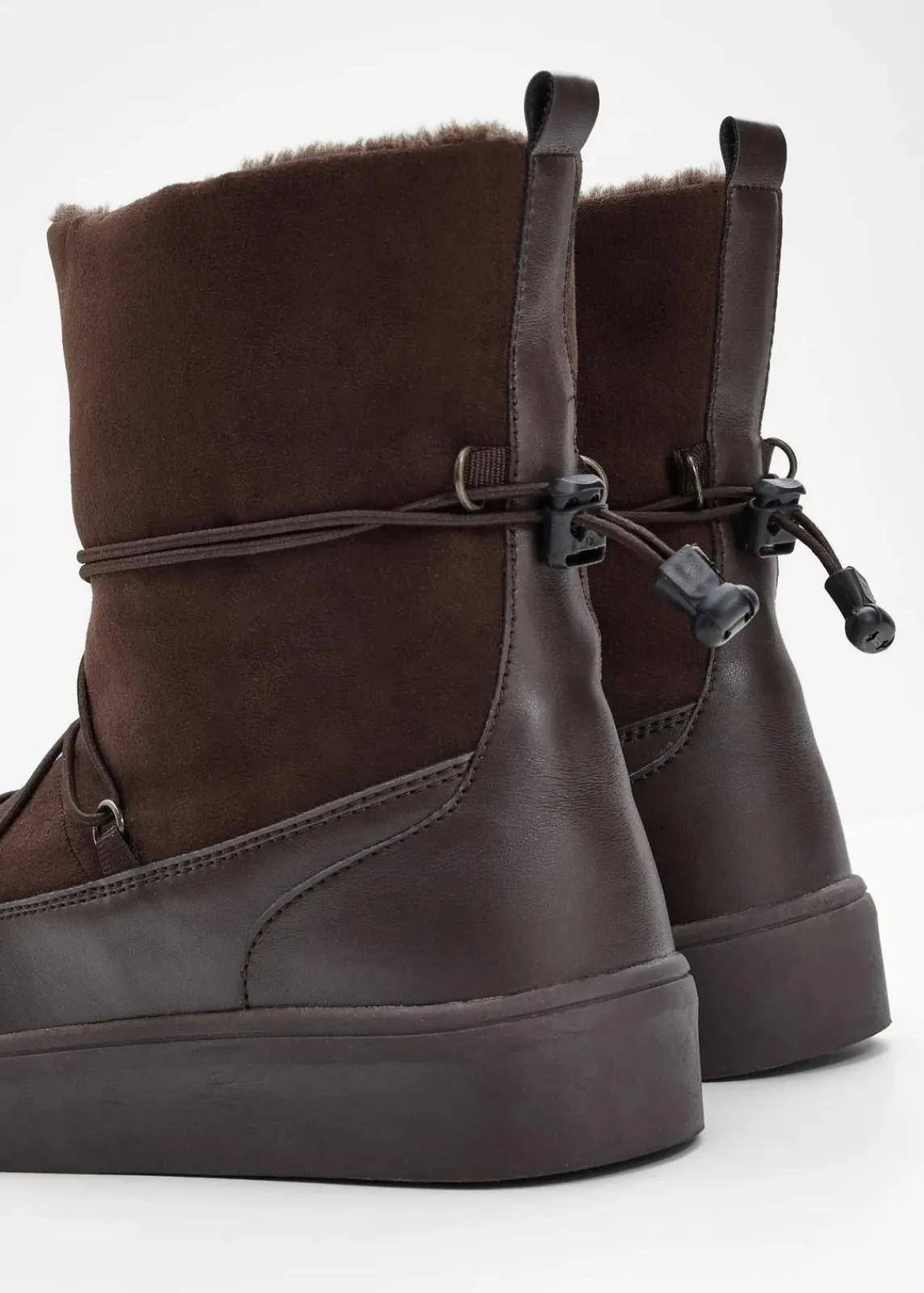 bonprix Gefütterte Winterschuhe|Boots^Boot dunkelbraun