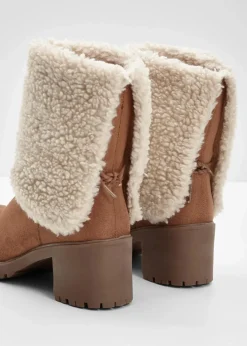 bonprix Gefütterte Winterschuhe|Boots^Boot haselnuss