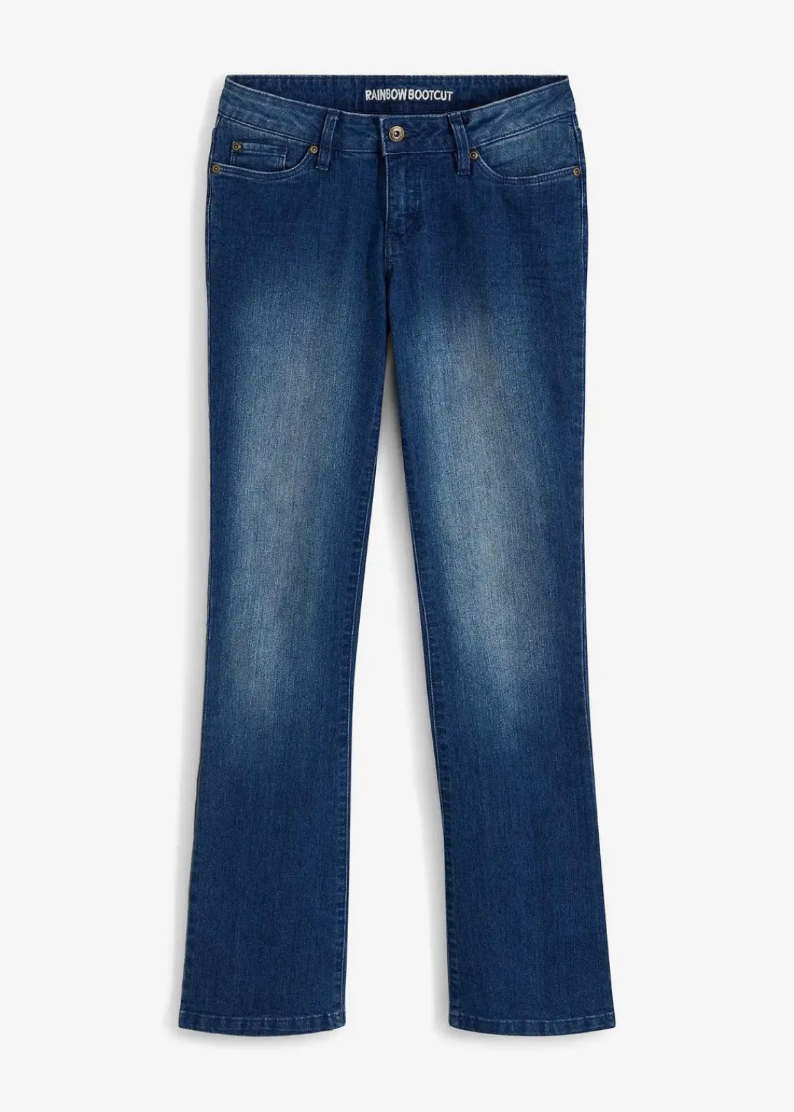 bonprix Jeans|Bekleidung·Shirts & Tops^Bootcut-Jeans blau denim