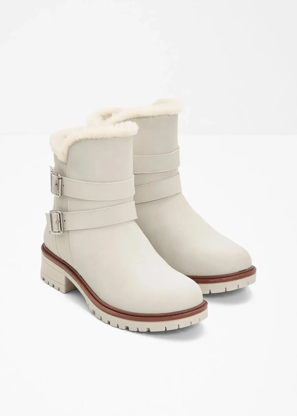 bonprix Schuhe & Accessoires In Spezialgrößen·Schuhe In Übergröße|Boots^Boots beige