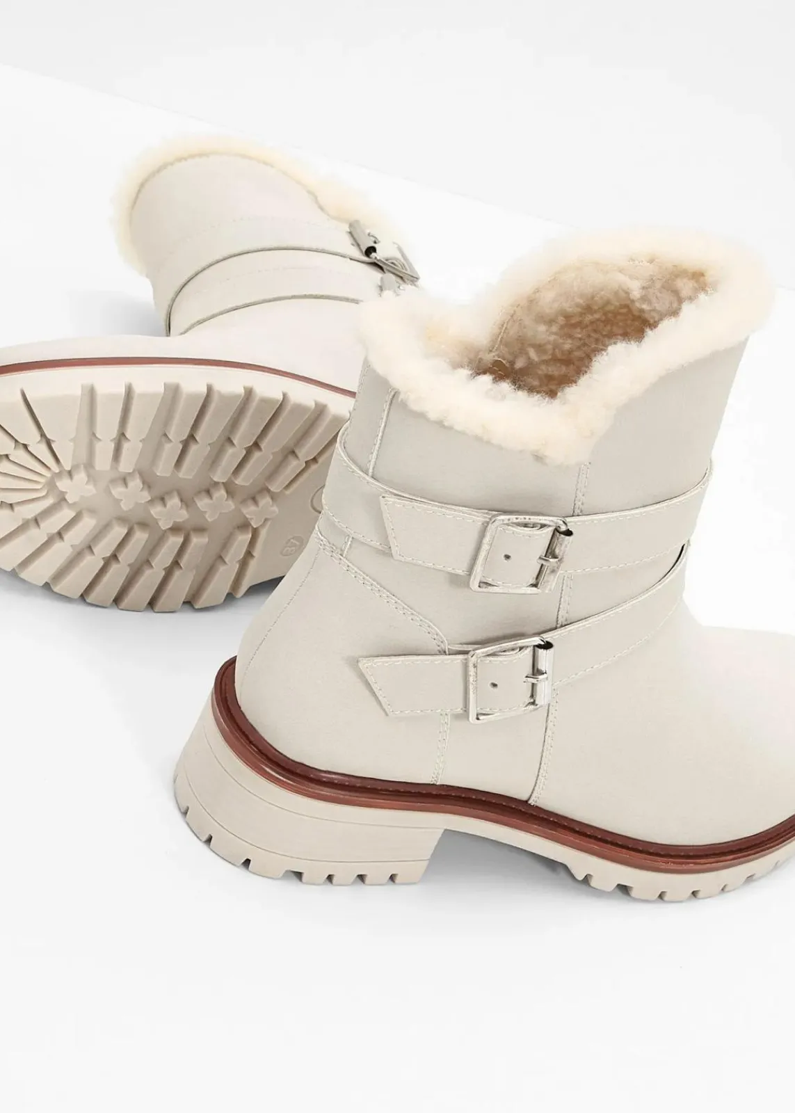 bonprix Schuhe & Accessoires In Spezialgrößen·Schuhe In Übergröße|Boots^Boots beige