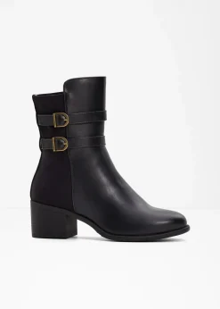 bonprix Schuhe & Accessoires In Spezialgrößen·Weite Schuhe|Schuhe & Accessoires In Spezialgrößen·Elastischer Schaft^Boots schwarz
