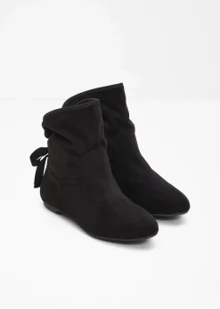 bonprix Boots^Boots mit Schleife schwarz