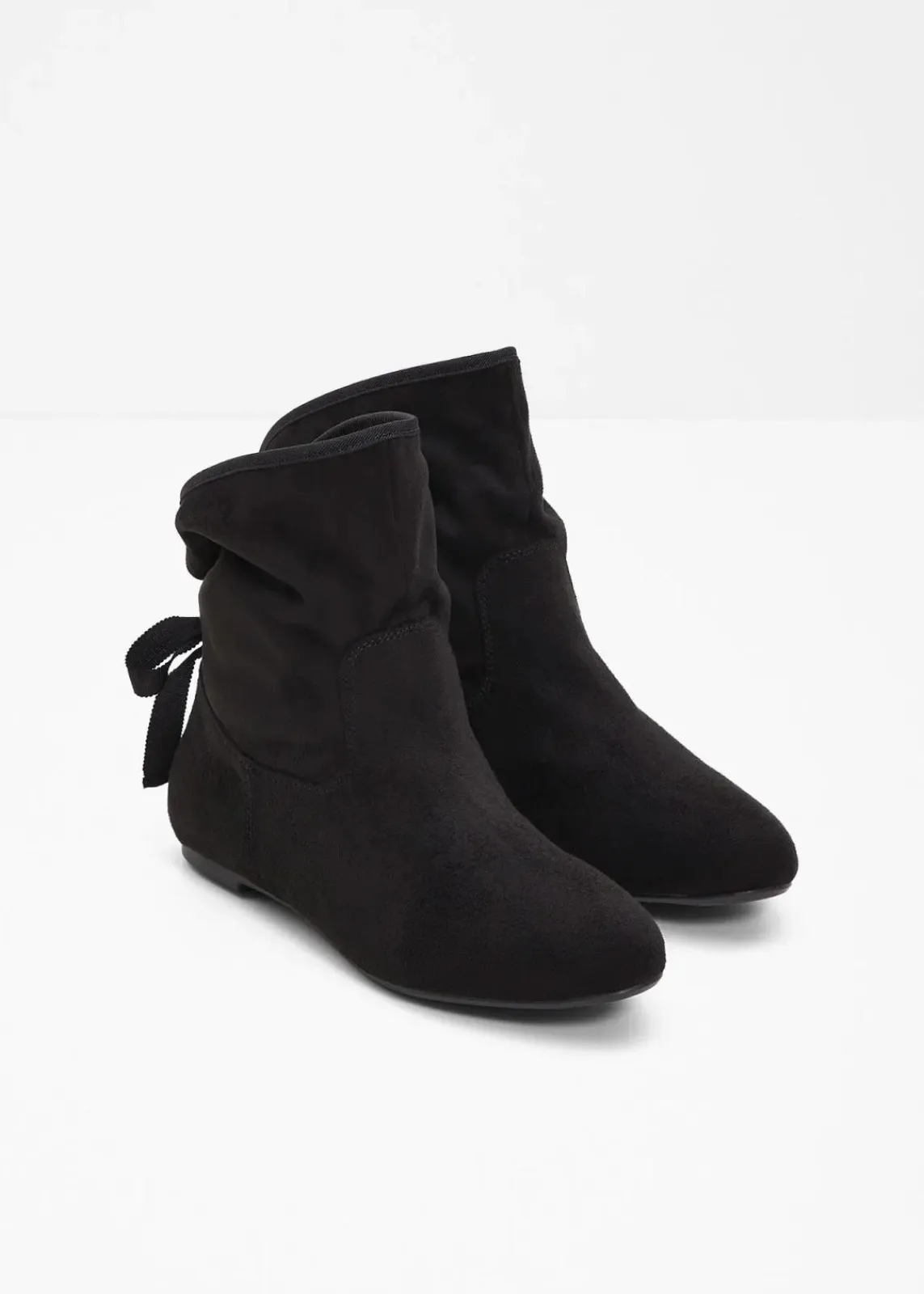 bonprix Boots^Boots mit Schleife schwarz