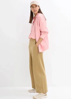 bonprix Bekleidung·Jacken & Mäntel|Blusen & Tuniken^Boxy Bluse aus leichtem Crêpe softrosa
