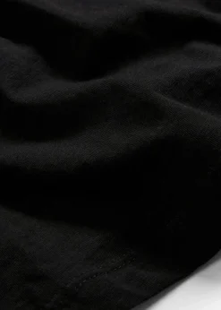 bonprix Bekleidung·Röcke|Basics^Boxy-Longshirt mit kurzen Ärmeln schwarz