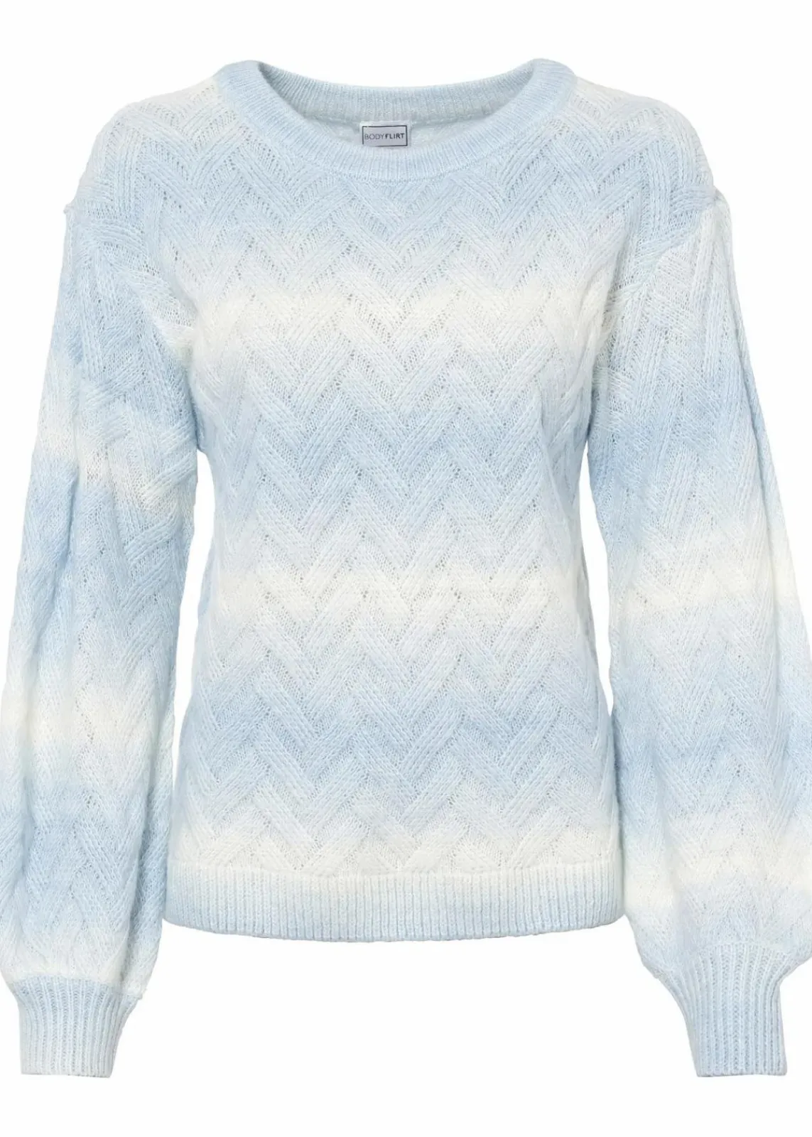 bonprix Bekleidung·Umstandsmode|Bekleidung·Jeans^Boxy-Pullover eisblau/wollweiß