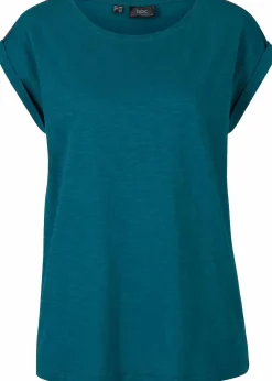 bonprix Nachhaltigere Materialien|Shirts & Tops^Boxy-Shirt blaupetrol