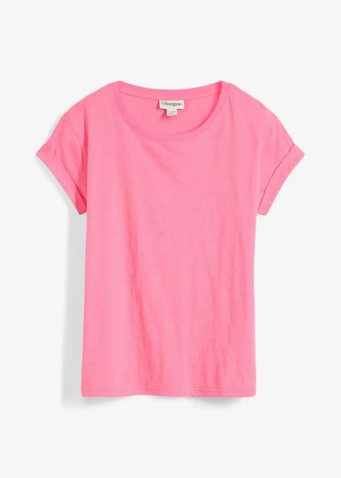 bonprix Basics|Shirts & Tops^Boxy-Shirt neonpink