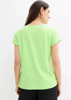 bonprix Basics|Shirts & Tops^Boxy-Shirt neongrün