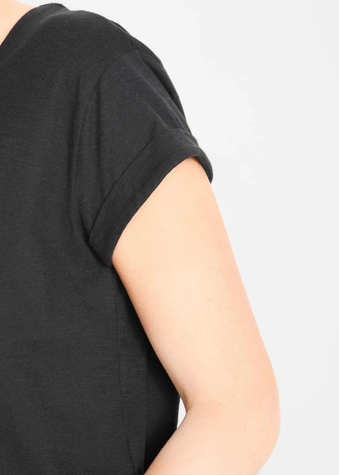 bonprix Bekleidung·Röcke|Nachhaltigere Materialien^Boxy-Shirt schwarz