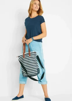 bonprix Shirts & Tops^Boxy-Shirt, kurzarm dunkelblau