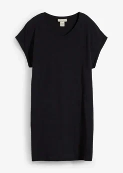 bonprix Basics|Shirts & Tops^Boxy-Shirt mit reiner Bio-Baumwolle schwarz