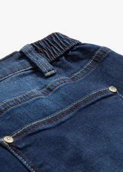 bonprix Jeans|Bekleidung·Shirts & Tops^Boyfriend Jeans Mid Waist, Stretch dunkelblau denim