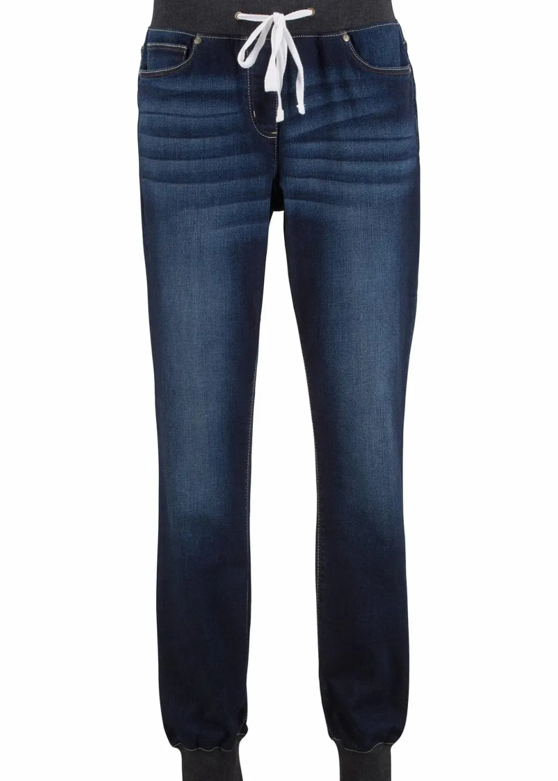 bonprix Bekleidung·Shirts & Tops|Jeans^Boyfriend Jeans Mid Waist, Bequembund nachtblau denim