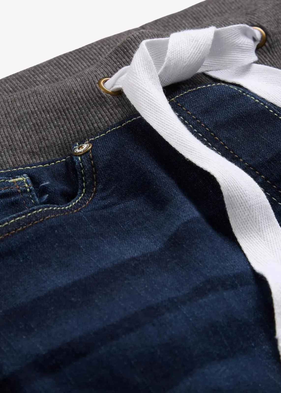 bonprix Bekleidung·Shirts & Tops|Jeans^Boyfriend Jeans Mid Waist, Bequembund nachtblau denim