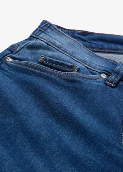 bonprix Jeans|Bekleidung·Shirts & Tops^Boyfriend Jeans Mid Waist, Stretch blau denim