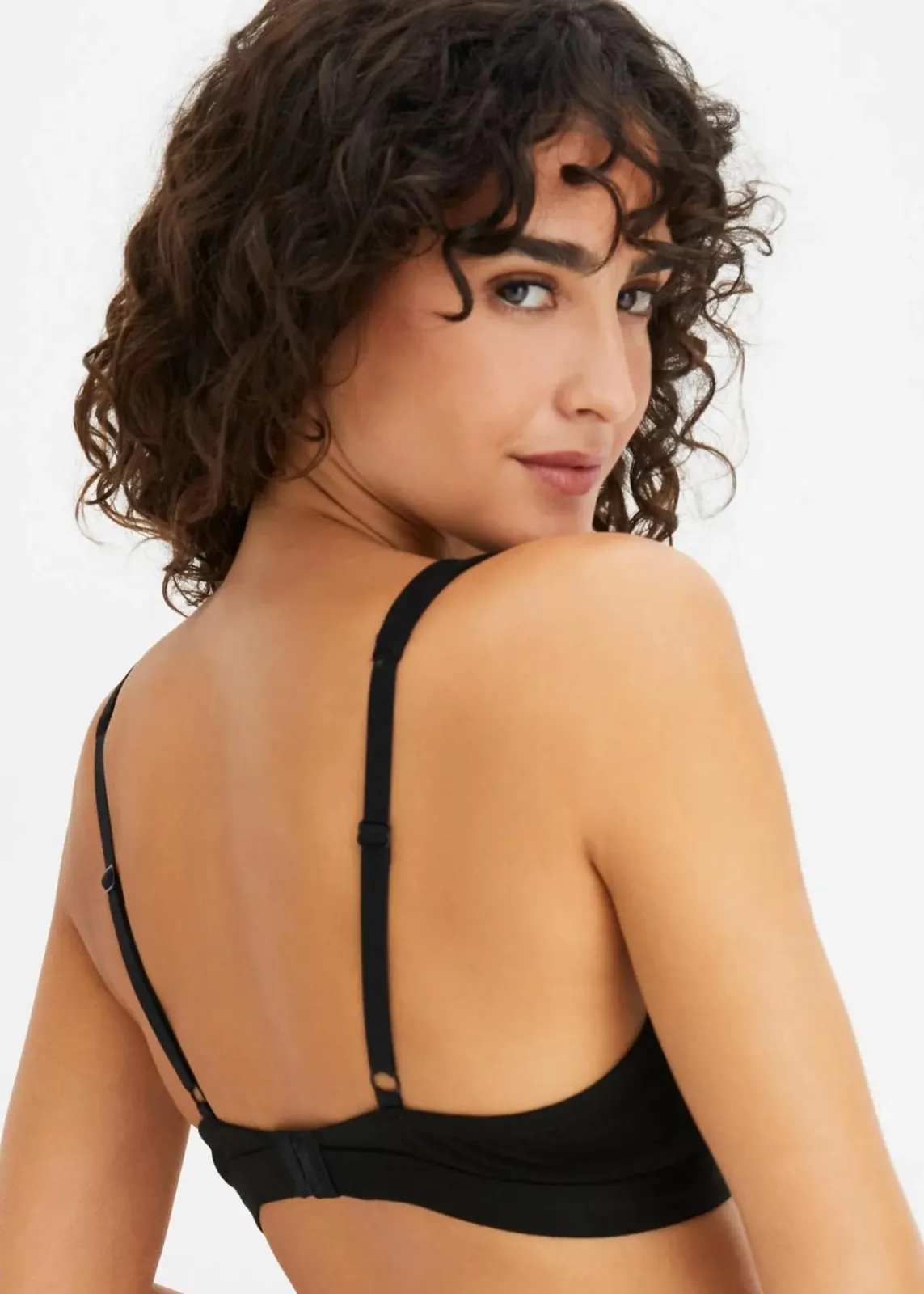 bonprix Nachhaltigere Materialien|Bhs^Bralette ohne Bügel mit Bio-Baumwolle schwarz
