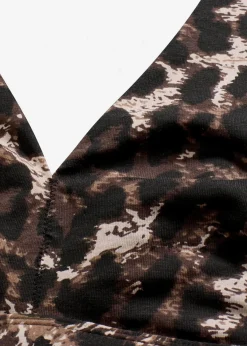bonprix Wäsche·Baumwollunterwäsche|Baumwollunterwäsche^Bralette ohne Bügel mit Bio-Baumwolle leo bedruckt
