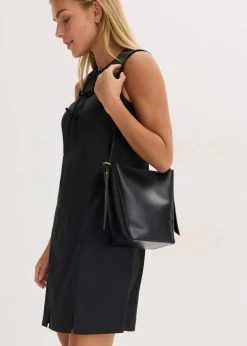 bonprix Taschen^Bucket Bag schwarz