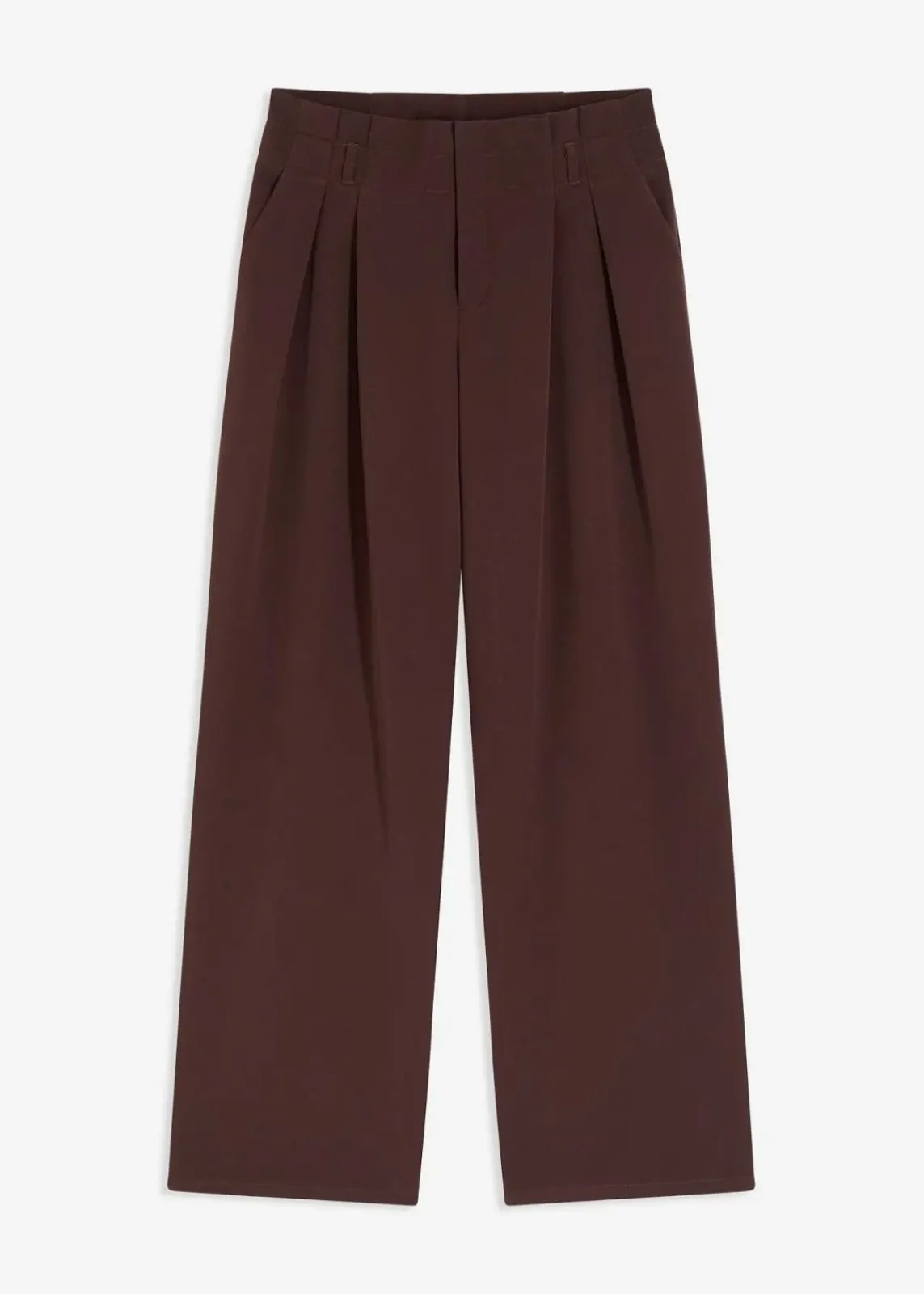 bonprix Hosen|Bekleidung·Kleider^Bundfaltenhose dunkelbraun
