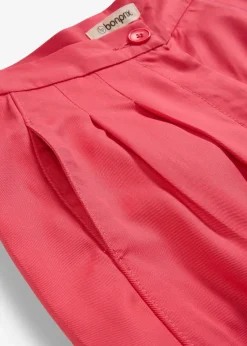 bonprix Bekleidung·Kleider|Hosen^Bundfaltenhose aus fließendem Lyocell paradiespink