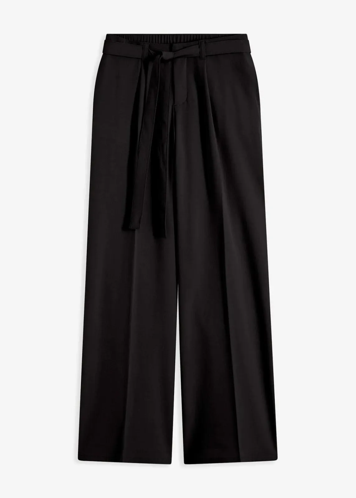 bonprix Bekleidung·Kleider|Hosen^Bundfaltenhose aus Viskose-Mix schwarz