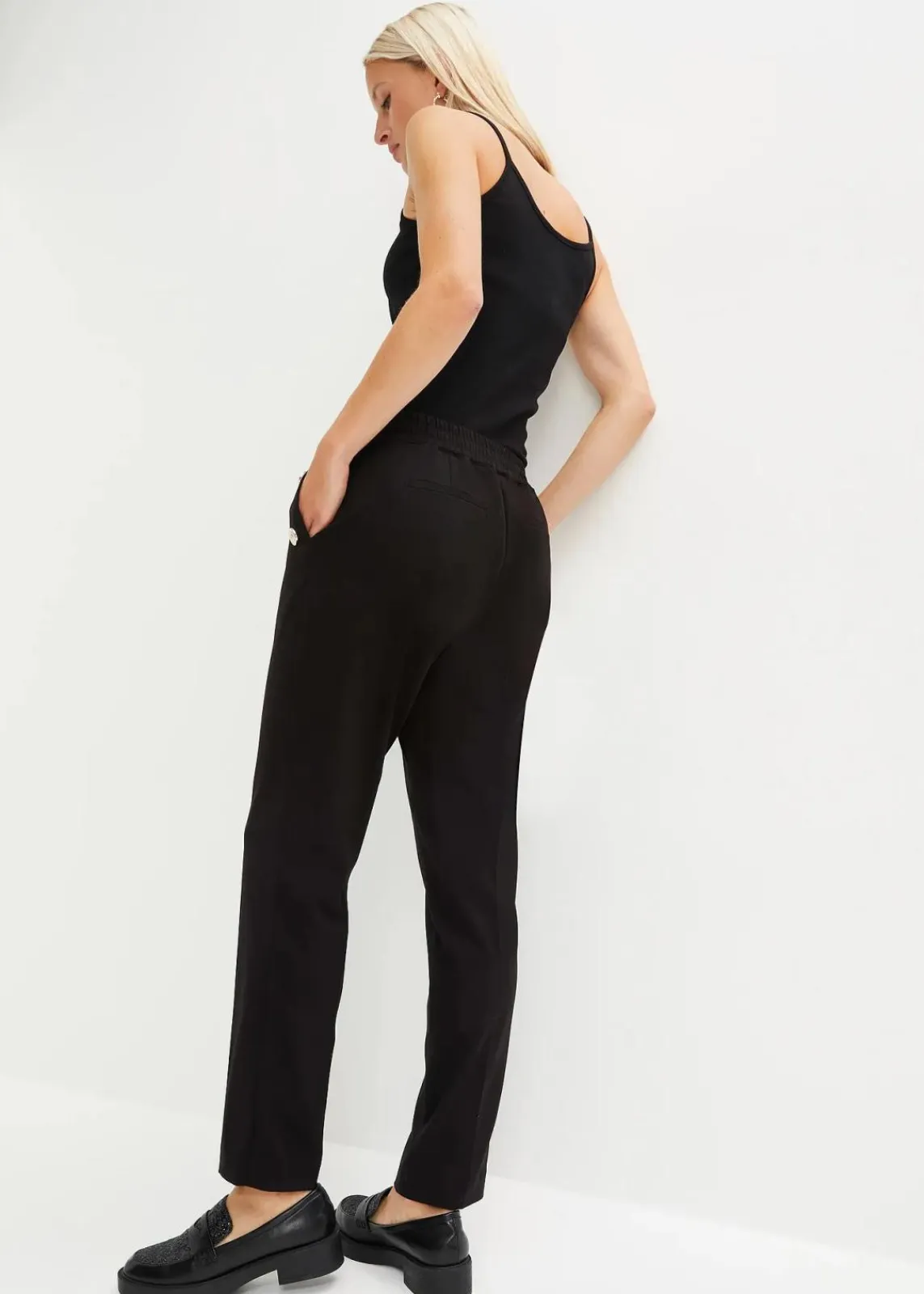 bonprix Hosen|Nachhaltigere Materialien^Business Hose schwarz