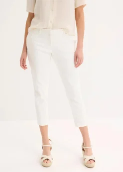 bonprix Bekleidung·Kleider^7/8-Business-Hose wollweiß
