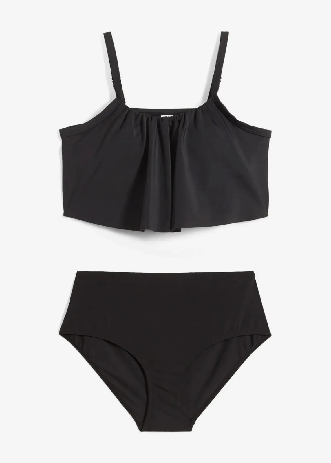 bonprix Nachhaltigere Materialien|Bikinis^Bustier Bikini (2-tlg.Set) schwarz