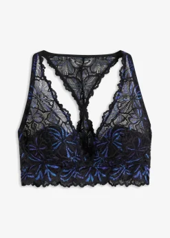 bonprix Dessous|Bhs^Bustier mit Glitzergarn schwarz