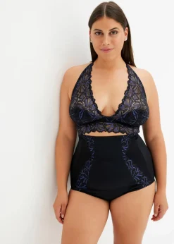 bonprix Dessous|Bhs^Bustier mit Glitzergarn schwarz