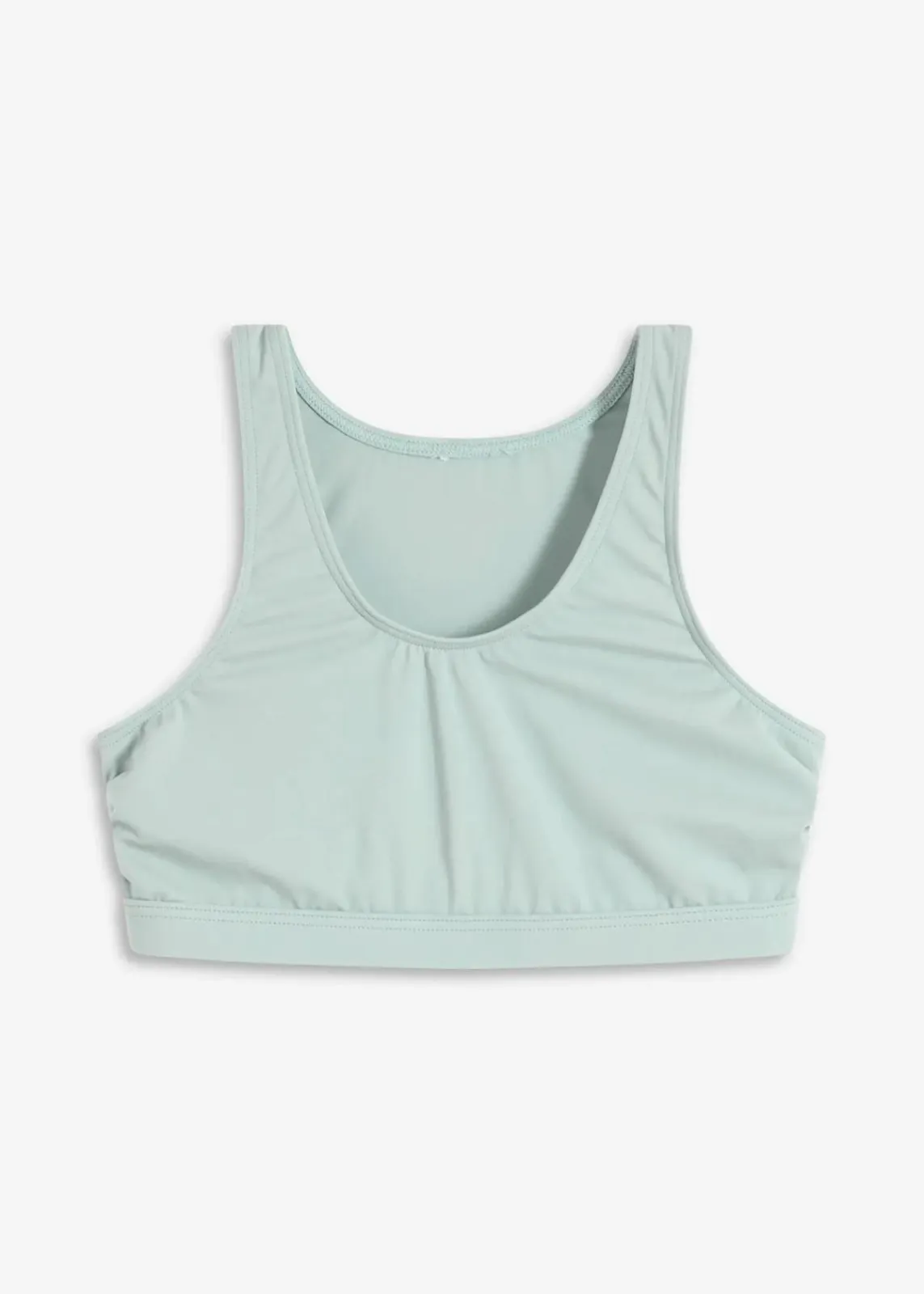 bonprix Nachhaltigere Materialien|Sport Bademode^Bustier-Bikinioberteil mit verstellbarer Unterbrust graugrün