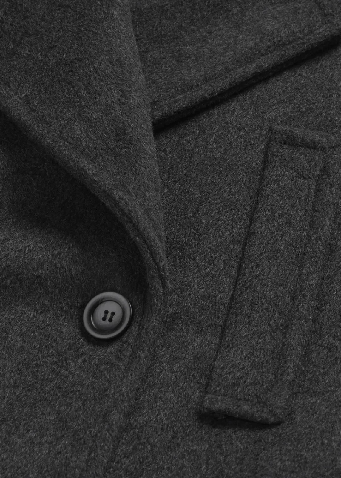bonprix Jacken & Mäntel|Bekleidung·Hosen^Cabanjacke in Wolloptik schiefergrau meliert
