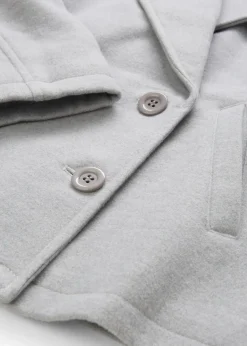 bonprix Bekleidung·Hosen|Jacken & Mäntel^Cabanjacke, Wollimitat hellgrau meliert