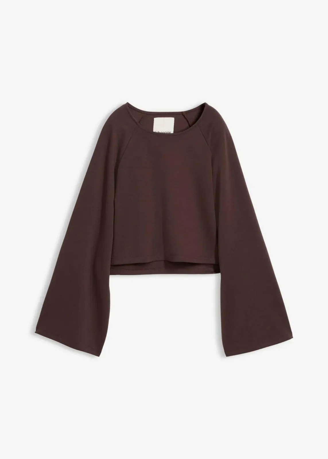 bonprix Shirts & Tops^Cape-Langarmshirt dunkelbraun