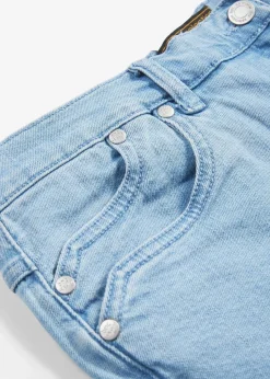 bonprix Jeans|Bekleidung·Shirts & Tops^Capri Jeans Mid Waist blue bleached