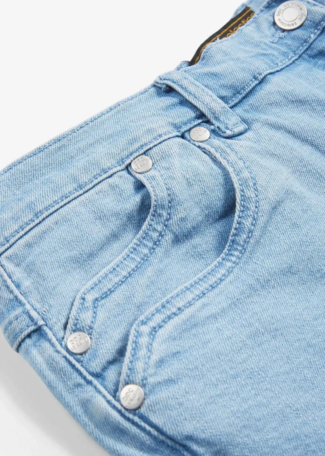 bonprix Jeans|Bekleidung·Shirts & Tops^Capri Jeans Mid Waist blue bleached