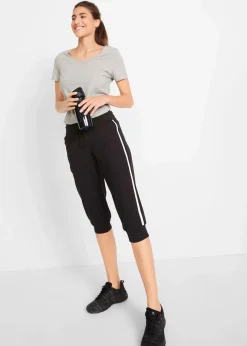 bonprix Bekleidung·Sweat|Bekleidung·Kleider^Capri-Hose schwarz