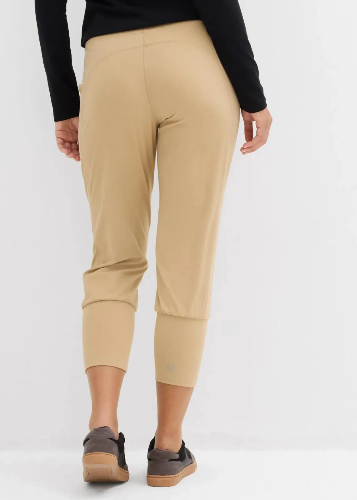 bonprix Bekleidung·Kleider|Hosen^Capri-Hose aus softem Material hellkhaki