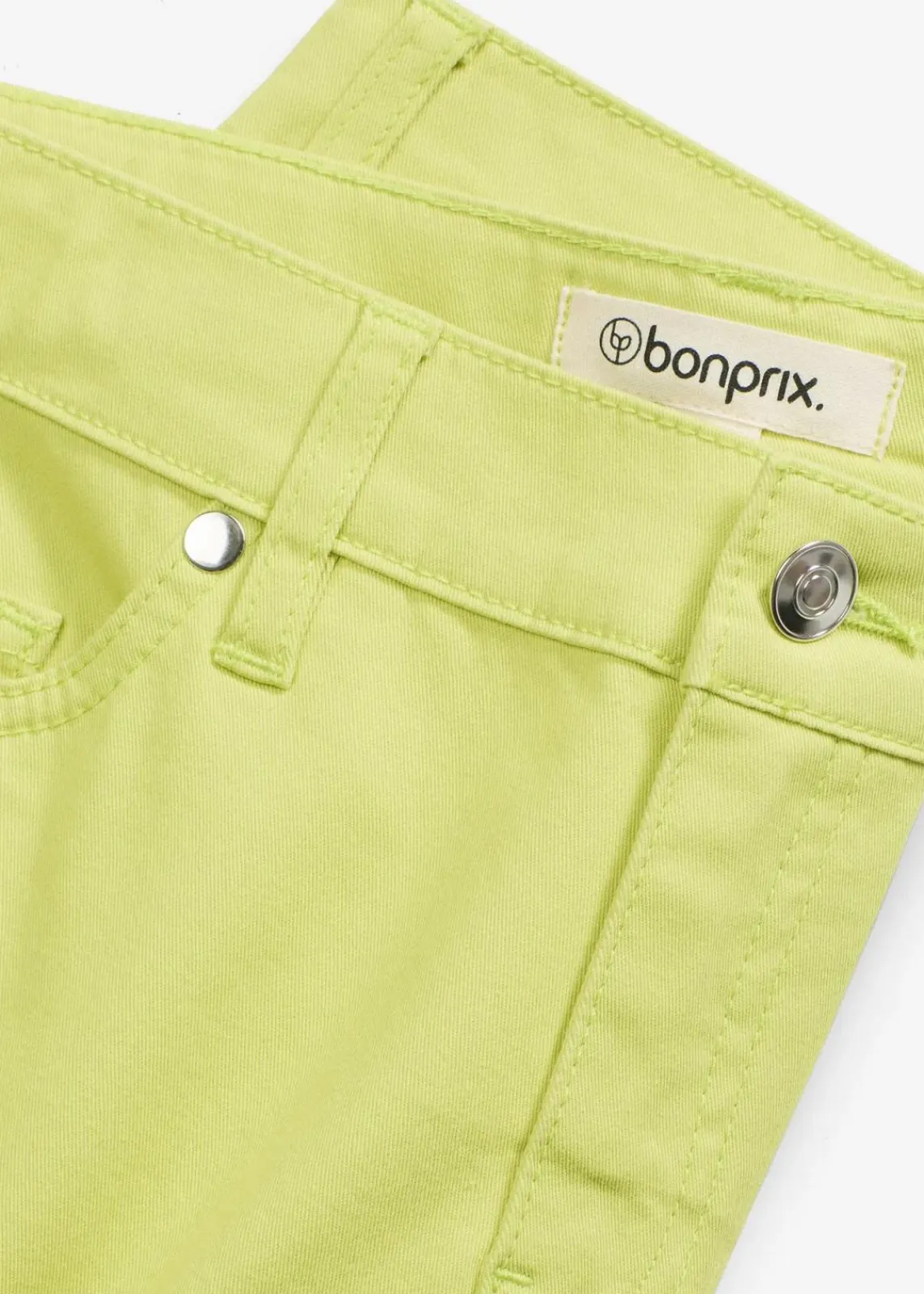 bonprix Hosen|Bekleidung·Kleider^Capri-Hose mit Bequembund zitrusgelb