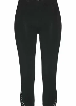 bonprix Bekleidung·Kleider|Hosen^Capri-Leggings mit Bio-Baumwolle schwarz