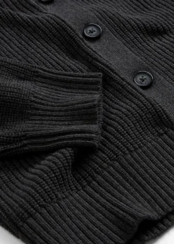 bonprix Bekleidung·Umstandsmode|Bekleidung·Jeans^Cardigan aus reiner Baumwolle anthrazit meliert/grau meliert