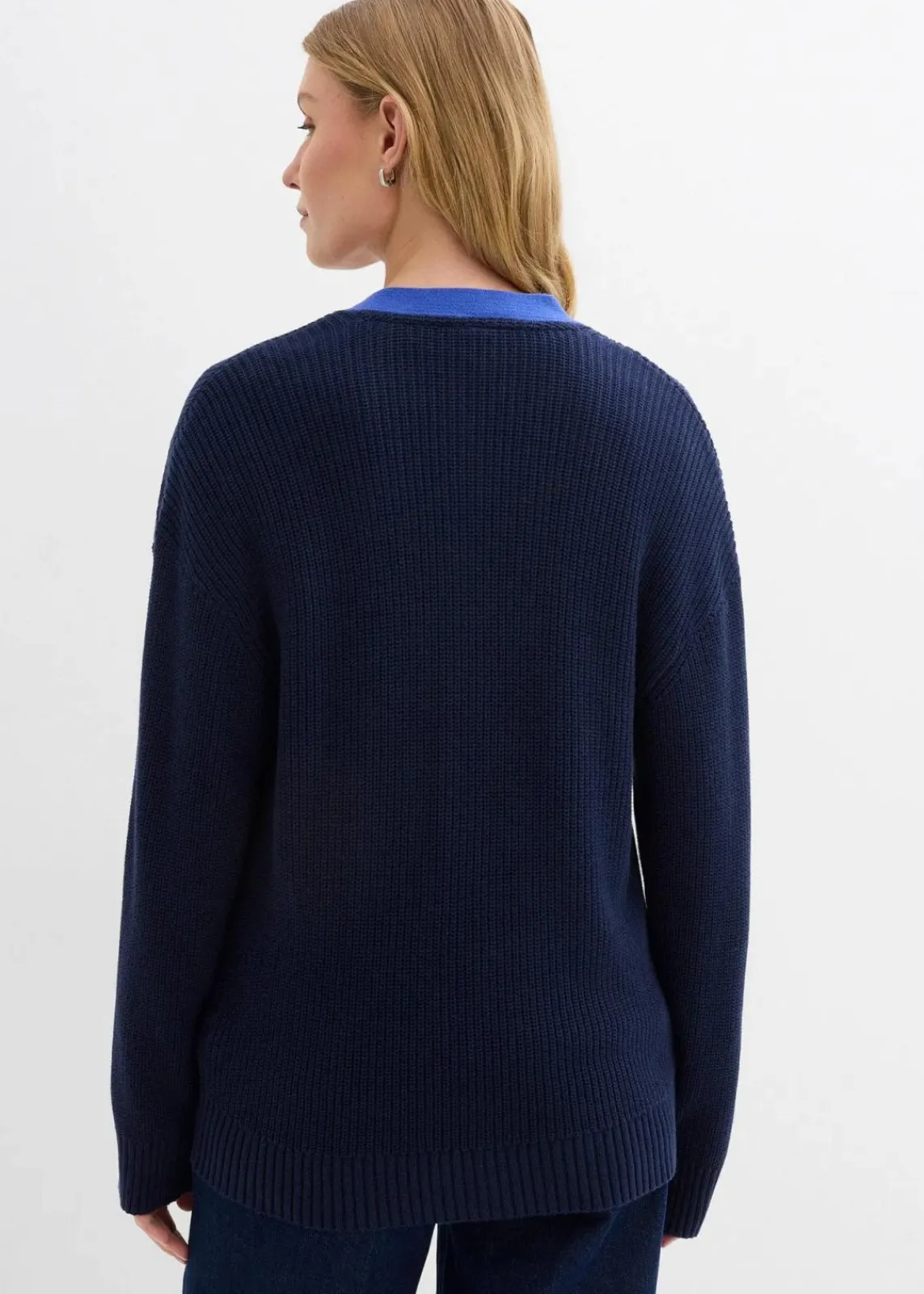 bonprix Bekleidung·Umstandsmode|Bekleidung·Jeans^Cardigan aus reiner Baumwolle dunkelblau/edelsteinblau