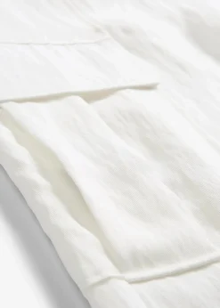 bonprix Hosen^Cargohose aus fließendem Lyocell-Mix wollweiß
